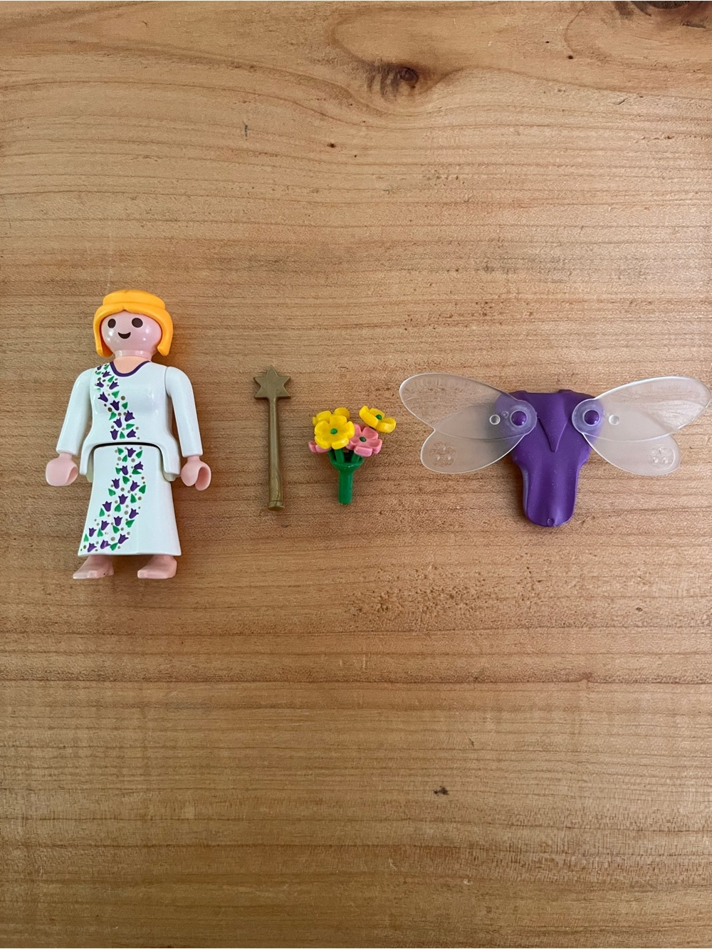 Mini Rabbit Toy Figures Set - Beige and Light Blue - Picture 2 of 4